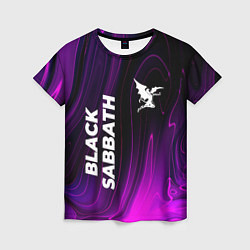 Футболка женская Black Sabbath violet plasma, цвет: 3D-принт