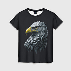 Женская футболка Орёл от нейросети