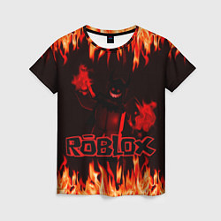 Футболка женская Fire Roblox, цвет: 3D-принт