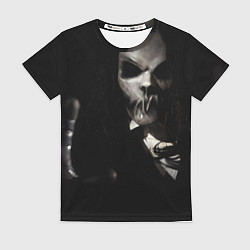 Футболка женская Синистер Багул на черном фоне, цвет: 3D-принт