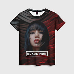 Футболка женская Blackpink red and black, цвет: 3D-принт