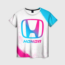 Футболка женская Honda neon gradient style, цвет: 3D-принт