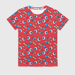 Футболка женская Мультяшный кривляка, цвет: 3D-принт