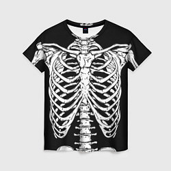 Футболка женская Skeleton ribs, цвет: 3D-принт