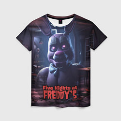 Футболка женская Five Nights at Freddys Bonnie, цвет: 3D-принт