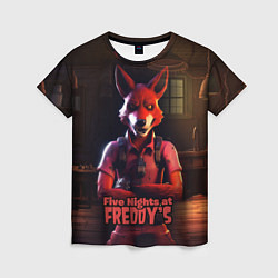 Футболка женская Five Nights at Freddys Mangle, цвет: 3D-принт