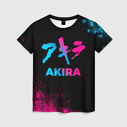 Футболка женская Akira - neon gradient, цвет: 3D-принт