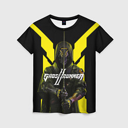 Женская футболка Кибер самурай ghostrunner 2