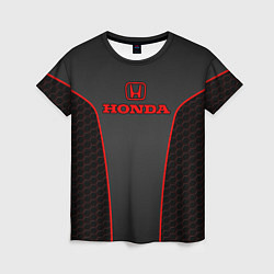 Футболка женская Honda - униформа красная, цвет: 3D-принт