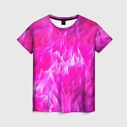 Женская футболка Pink texture