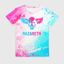 Футболка женская Nazareth neon gradient style, цвет: 3D-принт
