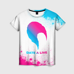 Футболка женская Date A Live neon gradient style, цвет: 3D-принт