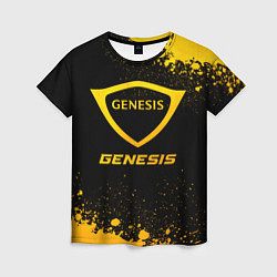 Футболка женская Genesis - gold gradient, цвет: 3D-принт