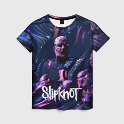 Футболка женская Slipknot: guitar, цвет: 3D-принт