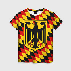 Футболка женская Germany, цвет: 3D-принт