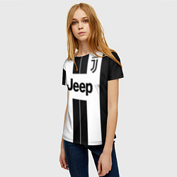 Футболка женская Juventus collection, цвет: 3D-принт — фото 2