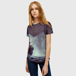 Футболка женская Льдистый стимпанк, цвет: 3D-принт — фото 2