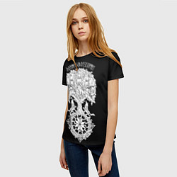 Футболка женская Славянские воины - помни свои корни, цвет: 3D-принт — фото 2