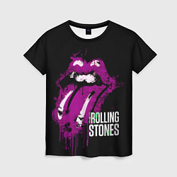 Футболка женская The Rolling Stones - lips, цвет: 3D-принт