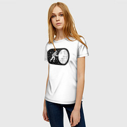 Футболка женская Space on, цвет: 3D-принт — фото 2