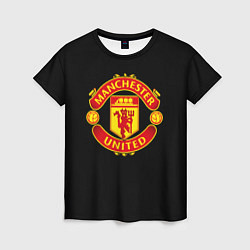 Футболка женская Manchester United fc club, цвет: 3D-принт