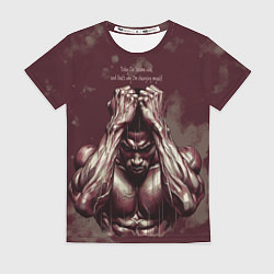 Футболка женская Мулат бодибилдер, цвет: 3D-принт