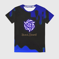 Женская футболка Black desert game rpg