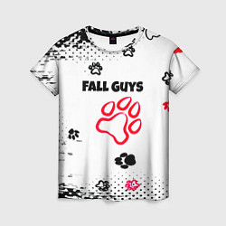 Футболка женская Fall Guys kids game pattern, цвет: 3D-принт