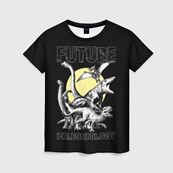 Футболка женская Future paleontology, цвет: 3D-принт