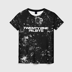 Футболка женская Twenty One Pilots black ice, цвет: 3D-принт
