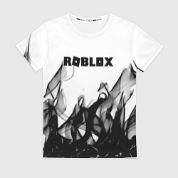 Футболка женская Roblox flame текстура, цвет: 3D-принт