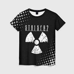Футболка женская Stalker: Shadow of Chernobyl радиоактивность, цвет: 3D-принт