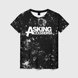 Футболка женская Asking Alexandria black ice, цвет: 3D-принт