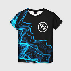 Футболка женская Foo Fighters sound wave, цвет: 3D-принт