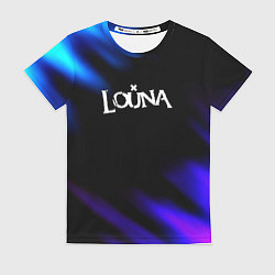 Футболка женская Louna neon bend, цвет: 3D-принт