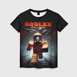 Футболка женская Lethal Company x Roblox, цвет: 3D-принт