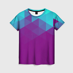 Женская футболка Geometry polygonal psy