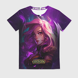 Женская футболка League of Legends Kaisa Kda style