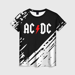 Футболка женская Ac dc rock, цвет: 3D-принт