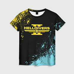 Футболка женская Helldivers 2: Skull Logo, цвет: 3D-принт
