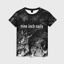 Футболка женская Nine Inch Nails black graphite, цвет: 3D-принт