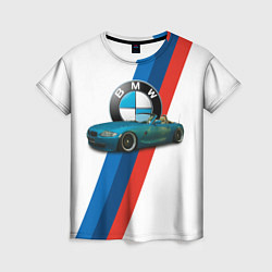 Футболка женская Немецкий родстер BMW, цвет: 3D-принт