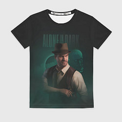 Футболка женская Alone in the dark - Edward Carnby, цвет: 3D-принт