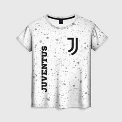 Футболка женская Juventus sport на светлом фоне вертикально, цвет: 3D-принт