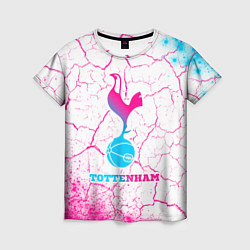 Футболка женская Tottenham neon gradient style, цвет: 3D-принт