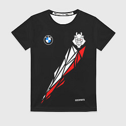 Футболка женская G2 esports red geometry, цвет: 3D-принт