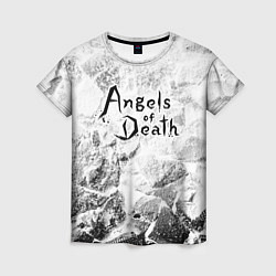 Женская футболка Angels of Death white graphite