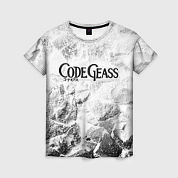 Футболка женская Code Geass white graphite, цвет: 3D-принт