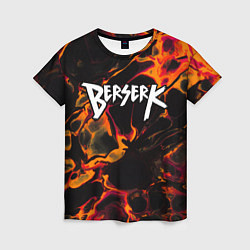 Футболка женская Berserk red lava, цвет: 3D-принт