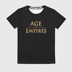 Футболка женская Age of Empires logo, цвет: 3D-принт